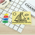 Small size 11.4x8.4cm Colorful children sand painting card Sand painting